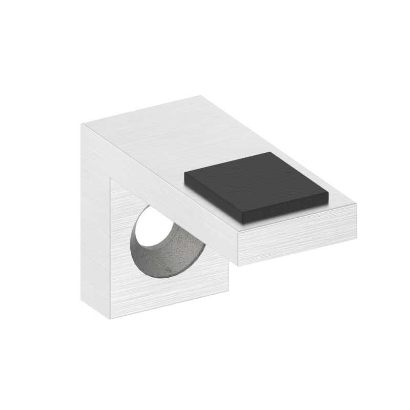Appoggio antiscivolo per vetro AISI 316 Ø42,4mm