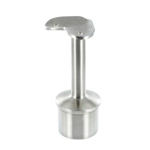 Supporto per corrimano con sella per tubo d. 42,4 aisi 316