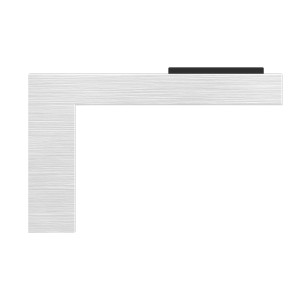 Appoggio antiscivolo per vetro AISI 316 Ø42,4mm
