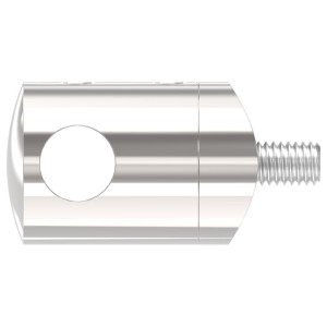 Supporto per tondino 10 mm per tubo 42,4 mm AISI 316