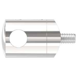 Supporto per tondino 10 mm per tubo 42,4 mm AISI 316