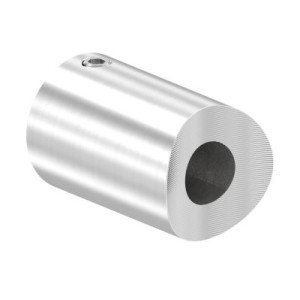 Blocco per tondino Ø10,2 mm AISI 304 satinato