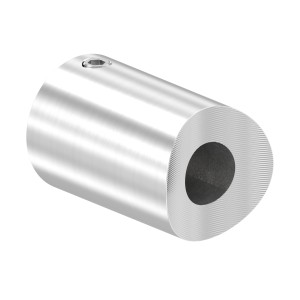 Blocco per tondino Ø10,2 mm AISI 304 satinato