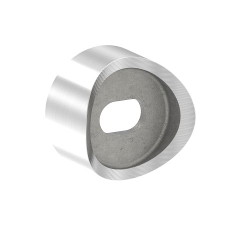 Adattatore per tubo 42,4 mm AISI 304 per supporto vetro