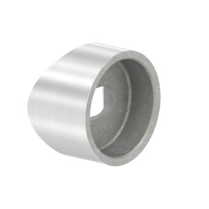 Adattatore per tubo 42,4 mm AISI 304 per supporto vetro