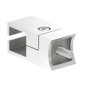 Supporto profilo lamiera 20x20 per tubo 42,4 AISI 304