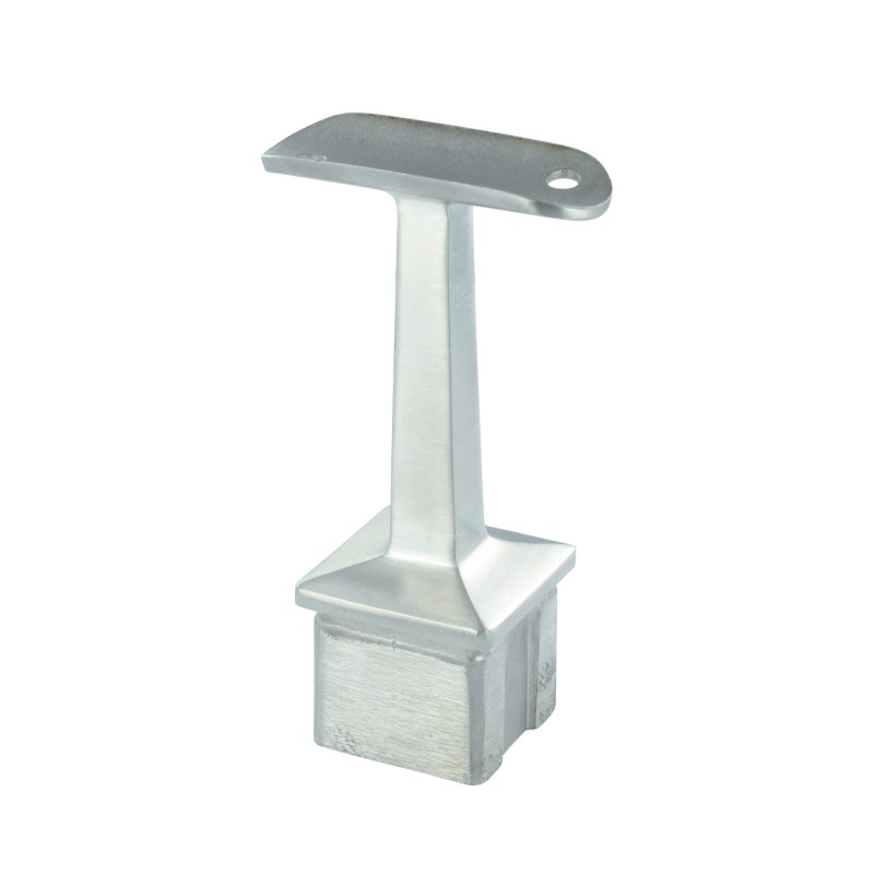 Supporto per corrimano con sella per tubo d. 42,4 aisi 304