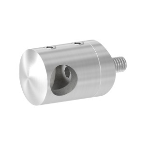 Supporto per tondino 12 mm per tubo 48,3 mm AISI 304