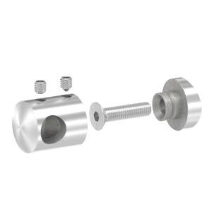 Supporto per tondino 12 mm per tubo 48,3 mm AISI 304