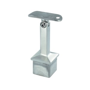 Supporto per corrimano snodabile per tubo d. 42,4 aisi 316 