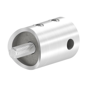 Supporto per fune Ø4 mm per tubo Ø42,4 mm AISI 304
