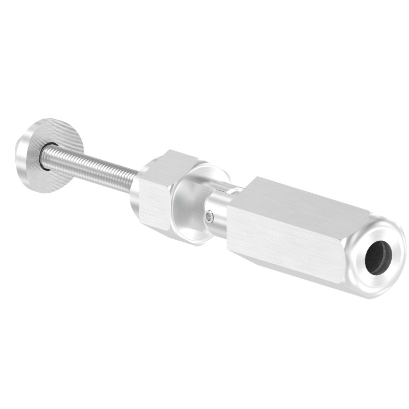 Terminale per fune Ø8mm con snodo in AISI 304