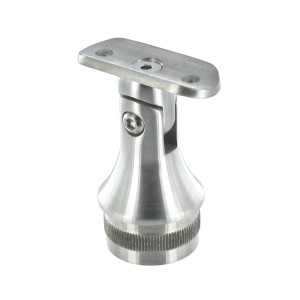 Supporto per corrimano snodabile per tubo d. 42,4 aisi 316 