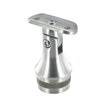 Supporto per corrimano snodabile per tubo d. 42,4 aisi 316 