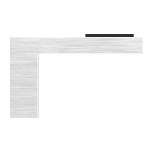 Appoggio antiscivolo vetro per tubo 60,3 mm AISI 304
