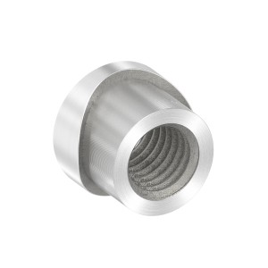 Bussola filettata per tubo 26,9 mm AISI 304 satinato