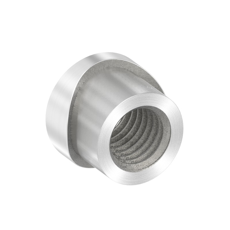 Bussola filettata per tubo 26,9 mm AISI 304 satinato
