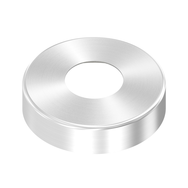 Piastra di copertura AISI 316 satinato Ø105 mm