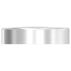 Piastra di copertura AISI 316 satinato Ø105 mm