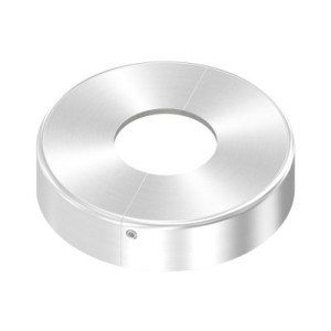 Piastra di copertura smontabile AISI 316 per tubo 42,4mm