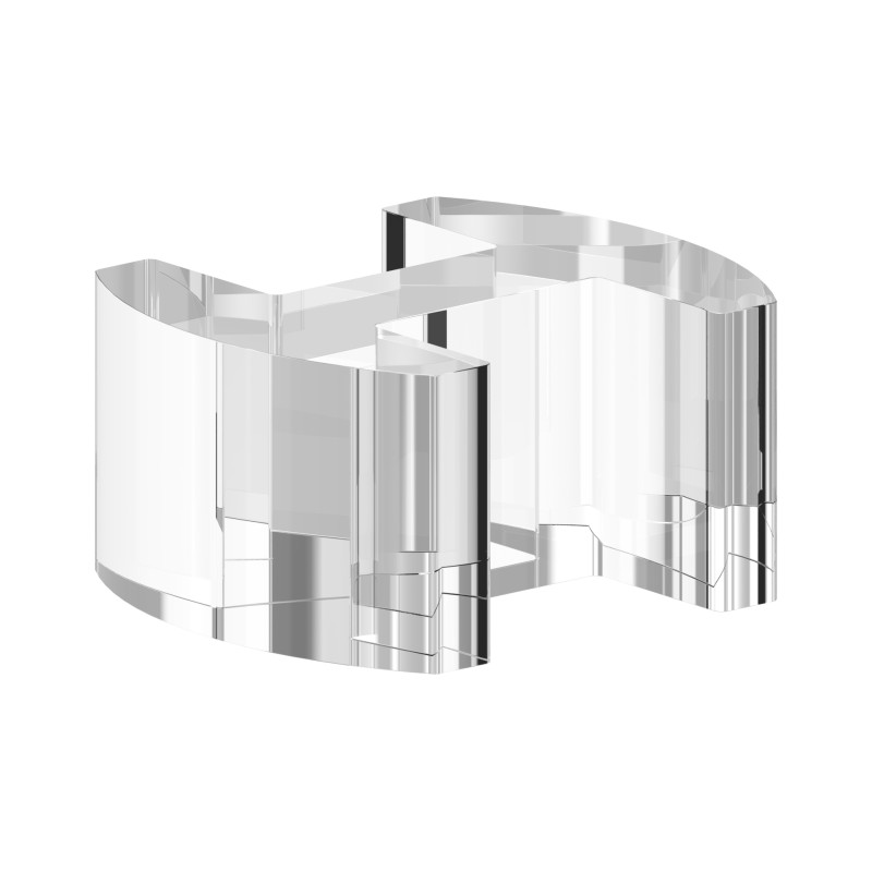 Allineatore per profilo vetro 12,76-13,52 mm AISI 304