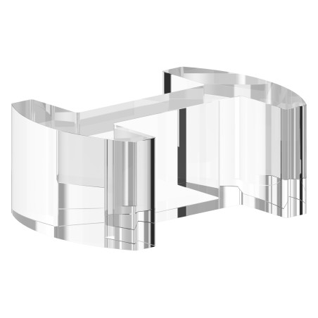 Allineatore profilo vetro 20,76-21,52 mm inox | IN600-335