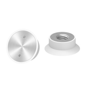 Connettore di fissaggio a filo Ø15 M6 AISI 304 sat.