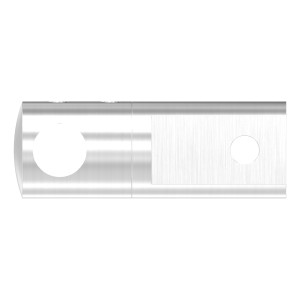 Supporto per tondino 12 mm in AISI 316 satinato