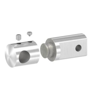 Supporto per tondino 10 mm AISI 316 satinato