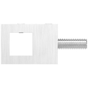 Supporto per quadro 12x12 mm diritto AISI 316 satinato
