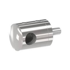 Supporto per tondino 10 mm AISI 316 lucido