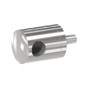 Supporto per tondino 10 mm AISI 316 lucido