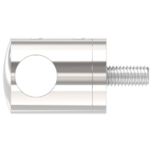 Supporto per tondino Ø12 mm AISI 316 lucido