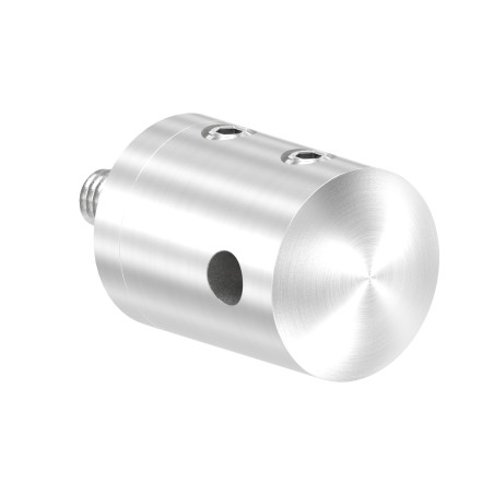 Supporto per fune Ø4 mm attacco diritto AISI 304