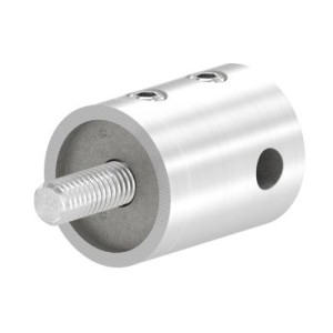 Supporto per fune Ø4 mm attacco diritto AISI 304