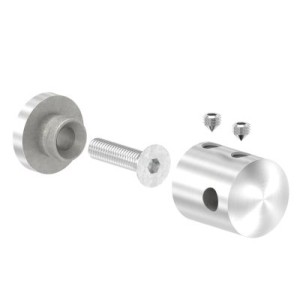 Supporto per fune Ø5 mm AISI 304 attacco diritto