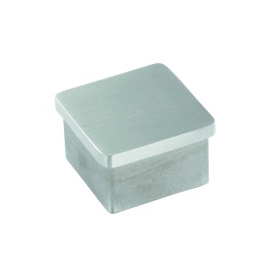 Terminale per tubo quadro 50x50x2mm aisi 304