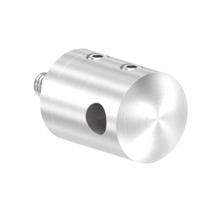Supporto per fune Ø6 mm attacco diritto AISI 304