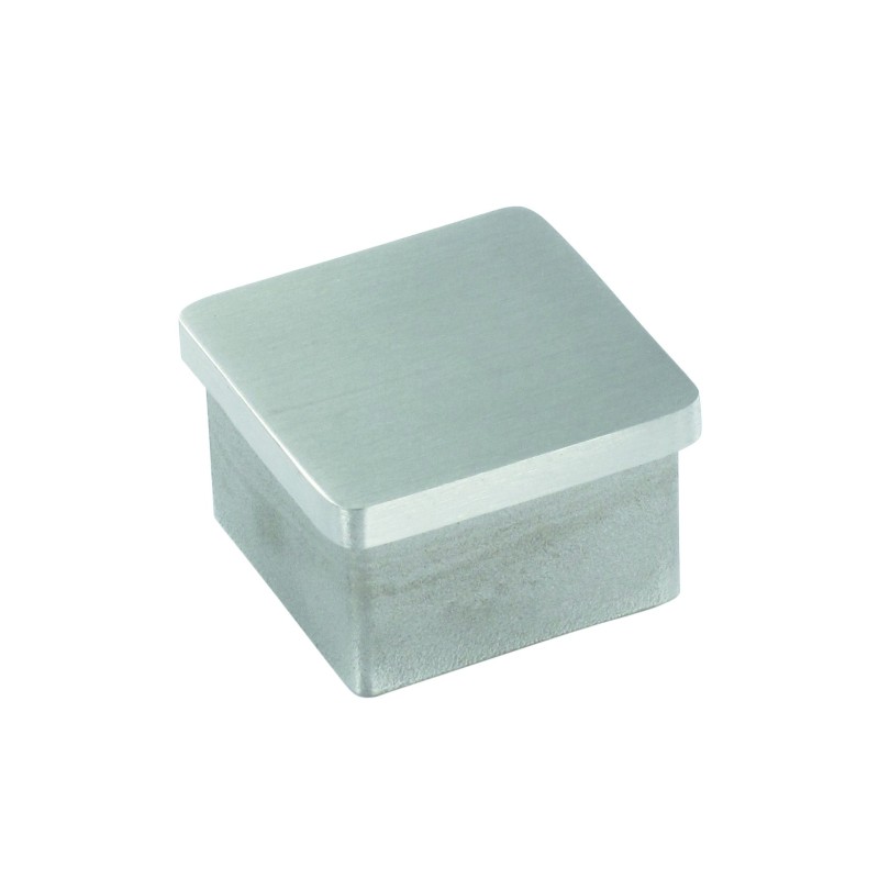 Terminale per tubo quadro 50x50x2mm aisi 316