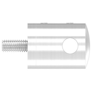 Supporto per fune Ø6 mm attacco diritto AISI 304