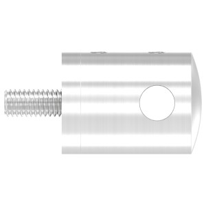 Supporto per fune Ø6 mm attacco diritto AISI 304