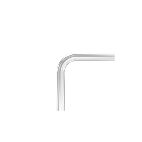 Curva per corrimano 90° AISI 304 satinato Ø42,4 mm