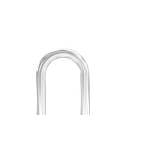 Curva corrimano 180° Ø48,3x2 mm inox AISI 304 sat.