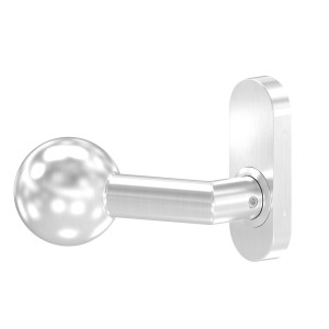 Pomolo girevole SX AISI 304 satinato | IN113-322