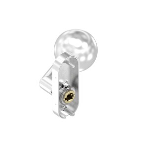 Pomolo girevole SX AISI 304 satinato | IN113-322