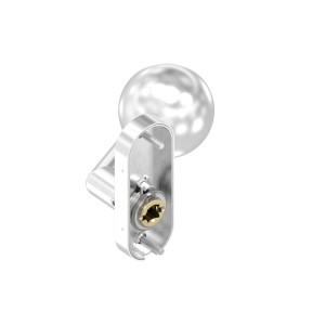 Pomolo girevole SX AISI 304 satinato | IN113-322