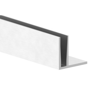 Profilo a pavimento L Type ONE 1kN in alluminio inox