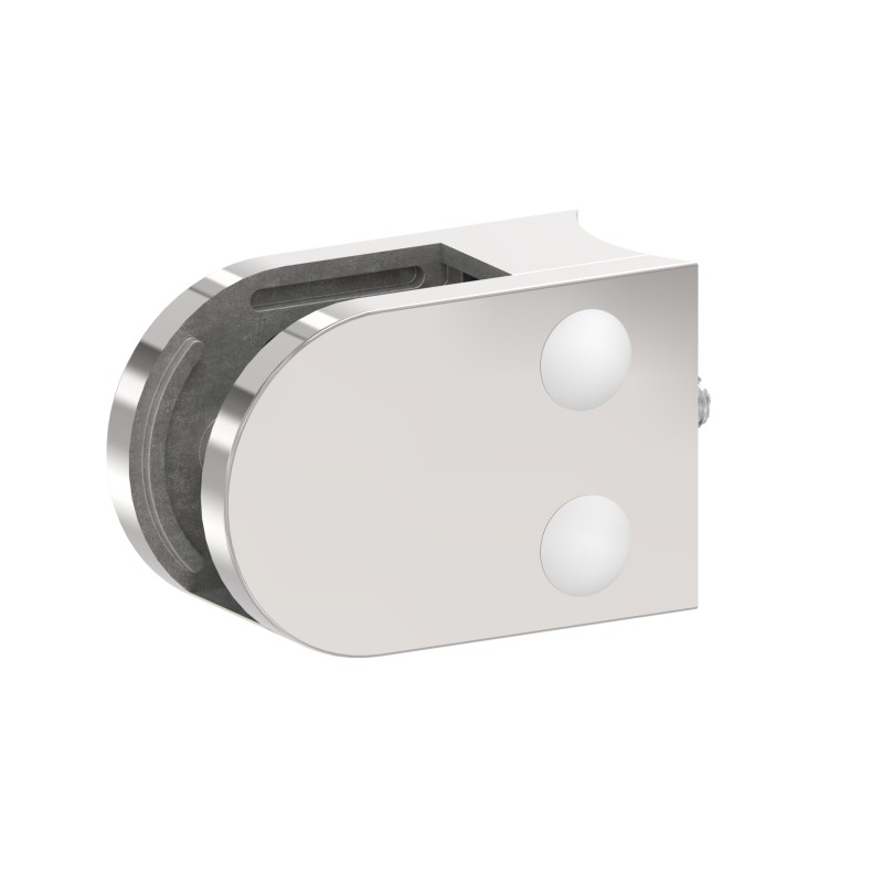 Supporto per vetro mod.08 AISI 316 per tubo Ø48,3mm
