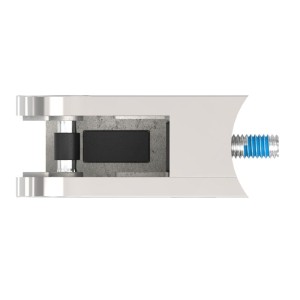 Supporto per vetro mod.08 AISI 316 per tubo Ø48,3mm