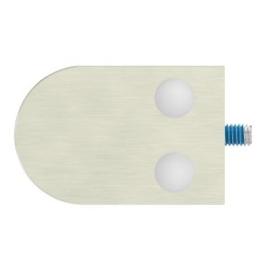Supporto per vetro mod.08 Ø48,3 mm in acciaio inox